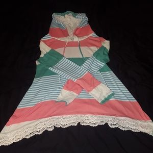 Baby doll hooded sweater!